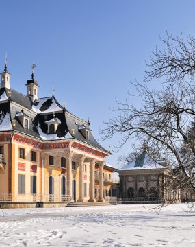 Bergpalais im Schlosspark Pillnitz, Sachsen, Deutschland, Europa © Torsten Becker - stock.adobe.com